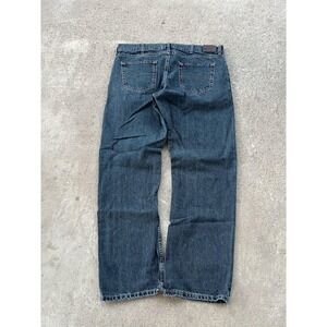 Lee Dungarees Jeans Mens 38x30 Blue Straight Fit Denim Classic Five Pocket South